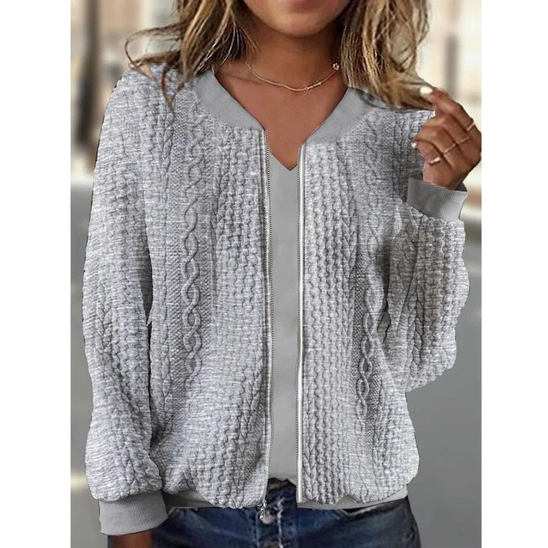 Пальто женская модная однотонная бейсбольная стеганая куртка в клетку с воротником-стойкой