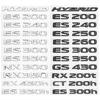 ДЛЯ ES200 ES260 IS250 GS300 GX400 NX300 RX350 RX450h LX570 LM350 LS600h Логотип на заднем багажнике ABS модифицированный обновленный буквенный логотип
