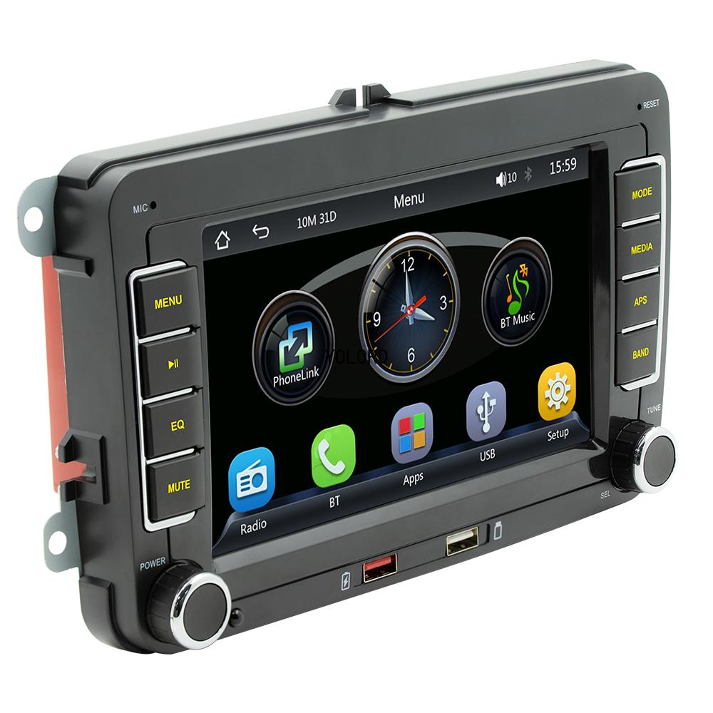 2 Din автомобильный радиоприемник 7 дюймов HD Autoradio Carplay мультимедийный плеер автомобильный аудиосистема автомобильная стереосистема MP5 Bluetooth USB TF FM камера для Volkswagen