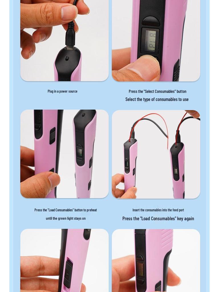 Детская образовательная 3D-ручка для создания искусства и граффити