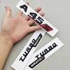 3D ABS Car Letters Logo A45 A45S TURBO 4MATIC Sticker Rear Trunk Fender Both Side Badge Emblem For Mercedes Bnez AMG W177 W176