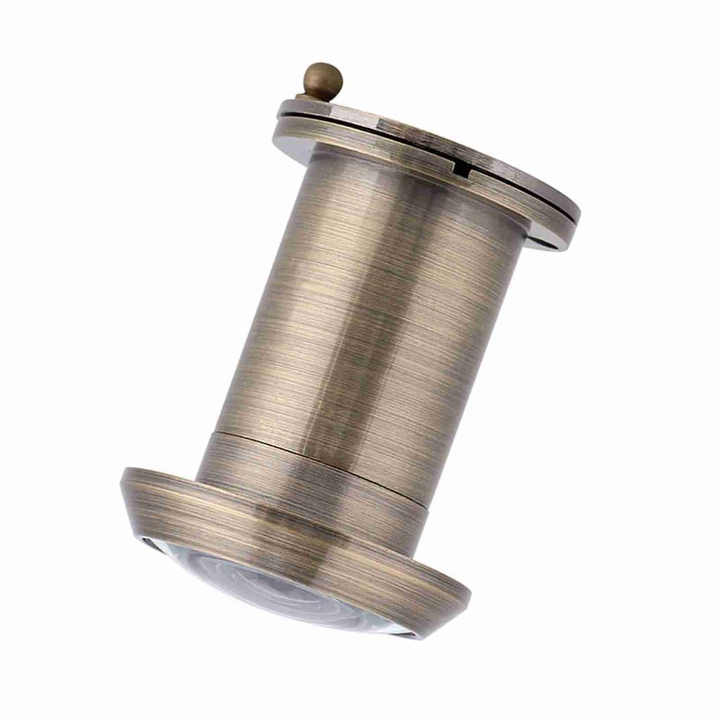 Домашняя безопасность Оптическое стекло 220 градусов широкоугольный дверной прицел (бронза)