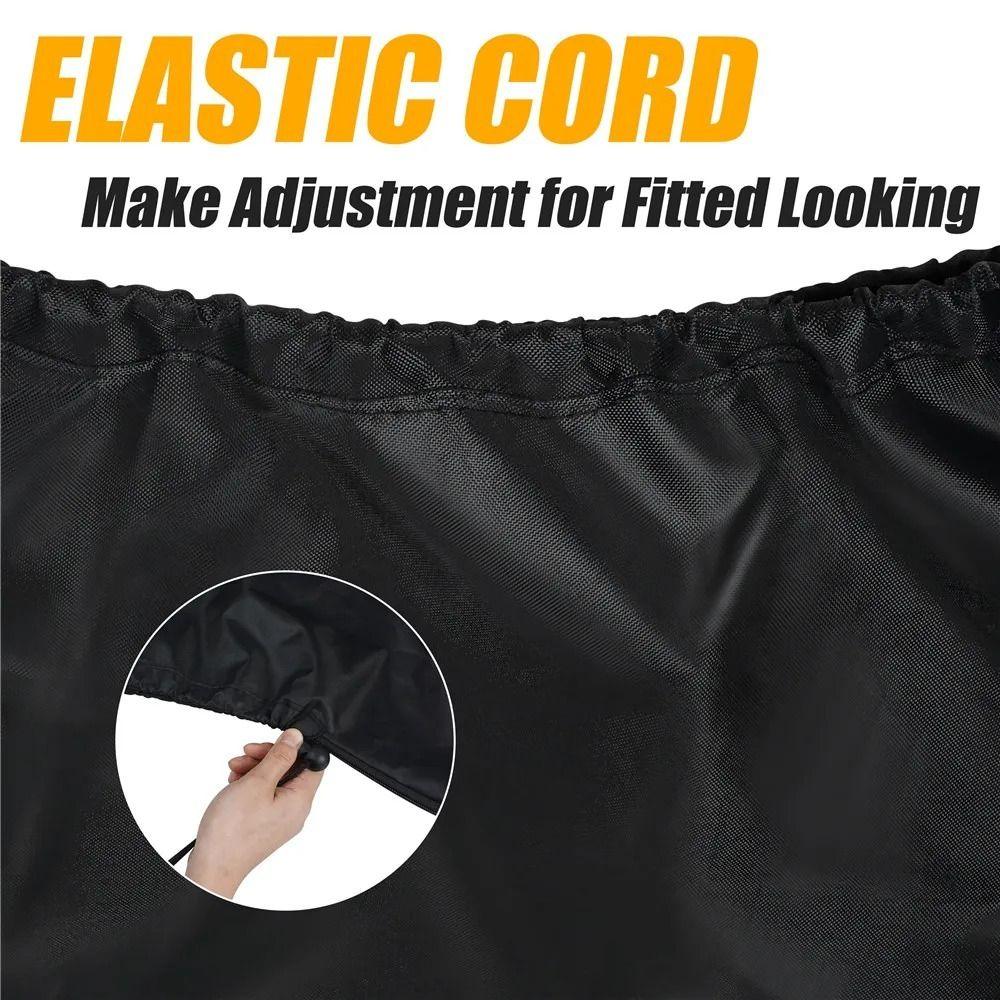 Черный чехол для лодочного подвесного мотора 420D Оксфордская ткань Чехлы для подвесных моторов Защита от царапин