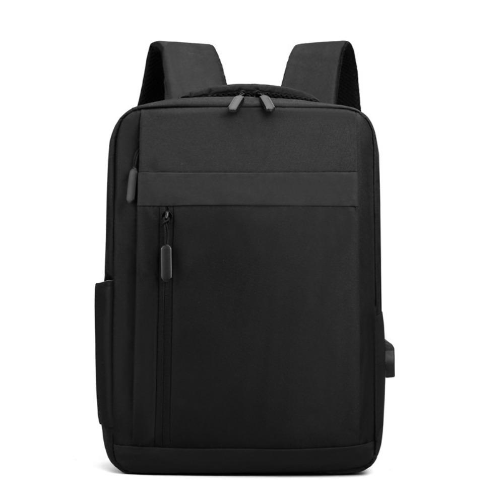 Multipockets Student Backpack Large Capacity Laptop Shoulder Bag Simple Nylon Backpack Outdoor