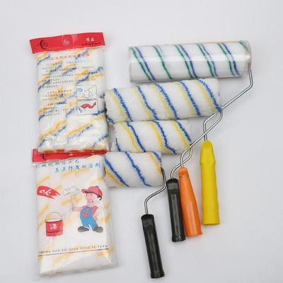 1 комплект/11 шт. 4-12 дюймовый валик для краски с длинным ворсом, вращение на 360°, комплект валиков для краски, полиэфирная смесь, сменная головка щетки