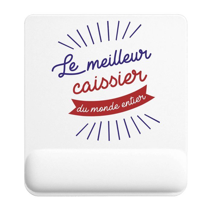 Tapis de souris - PLANETEE - Caissier Meilleur monde - 22x18 cm - 3 mm - Sublimation HD