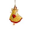 Santa Claus Hanging Pendants Cartoon Angel Girl Drop Ornaments Christmas Decorations  Festival