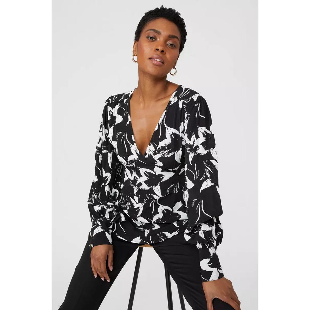 Principles Женский/Женский лиф Цветочный топ с v-образным вырезом