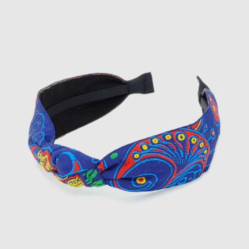 LALA Импортная этническая повязка для волос - НЕФРИТ