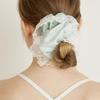 Sweatsweet BIG LACE SCRUNCHIE - OLIVE
