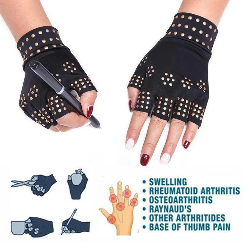 Fingerless Design Therapy Gloves Joint Pain Support Arthritis Gloves For Hand Pain