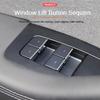 Блестящая отделка кнопки стеклоподъемника для Tesla Model 3 Y Juniper Launch 2025 ABS 7 шт. Хромированные накладки на кнопки переключателей стеклоподъемника Аксессуары