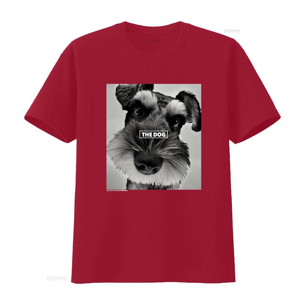 The Dog Artlist T Shirt S M L Xl 2xl 3xl Wm Wl Miniature Schnauzer Navy Vintage Washed Soft Graphic Slightly Versatile