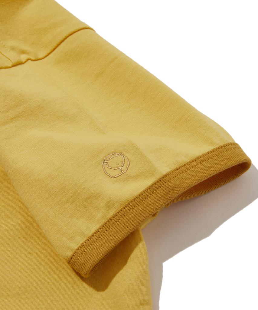 PENFIELD Винтажная серия Рыцарская футболка с коротким рукавом Желтая_Fs2Kt43U