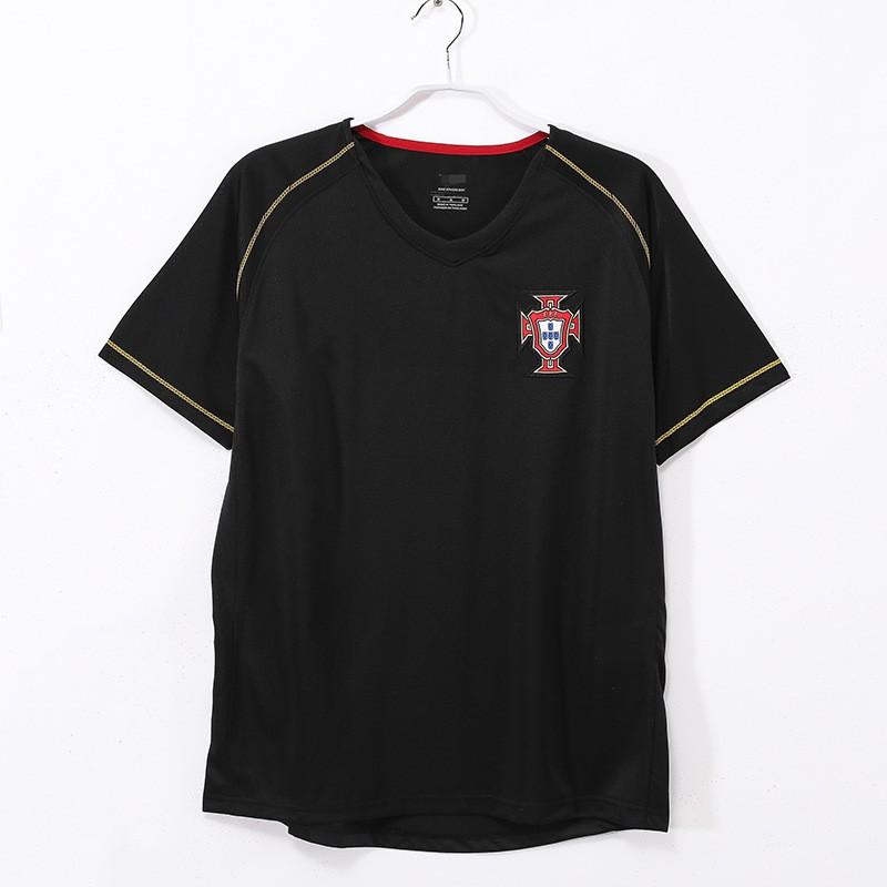 Retro Portugal National Team Soccer Jersey C 17 Figo 7 Euro Cup Vintage Football Shirt Short Sleeve Long