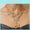 Exaggerated Fashion Accessory Geometric Triangle Rectangular Necklace Hollow