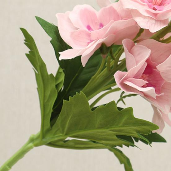 Artificial Flowers Adjustable Plastic Branches Silk Cloth Petals Realistic Violet Design Imitation Flower Wedding Halls Home Decor