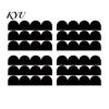 Flexible Corner Decoration for Wardrobe 4Pcs Scalloped Border Wall Decals, Peel and Stick Half Arch Geometric Stickers, Decorative Sticker Bedroom