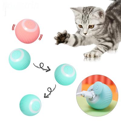 Умная игрушка для кошек, автоматические катящиеся игрушки для кошек, мячики, интерактивные игрушки для кошек, самодвижущиеся игрушки для котят, игрушки для домашних кошек, аксессуары для кошек
