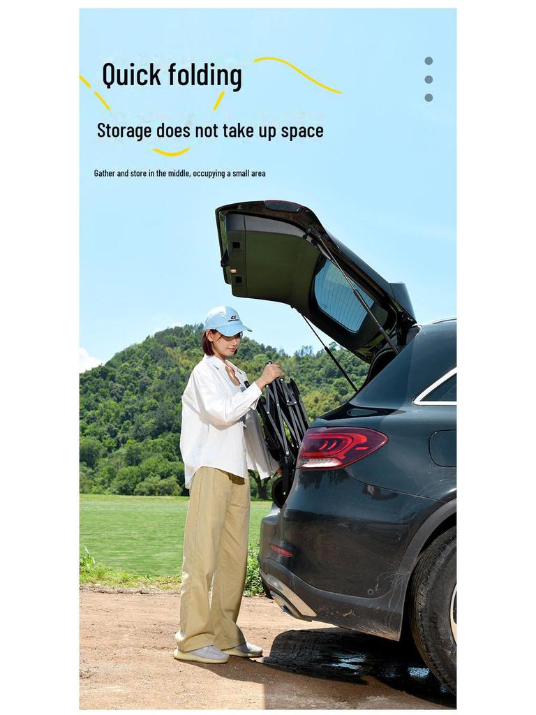 Portable Oversized Camping Cart for Children: Foldable Outdoor Camper