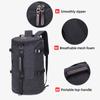 Men's Canvas Backpack Women Multifunctional Bucket Bag Tactical Rucksack Outdoor Sport Mountain Bag