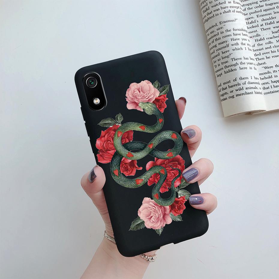 For Xiaomi Redmi 7A Case Daisy Sunflower Painted Soft Silicon Phone Back Cover Cases For Xiaomi Redmi 7A 7 A Redmi7A Case Fundas