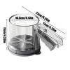 Semi-Automatic straight handle and press double layer Fine Mesh Flour Sifter Non-stick Baking Tools Kitchen Gadgets Accessories