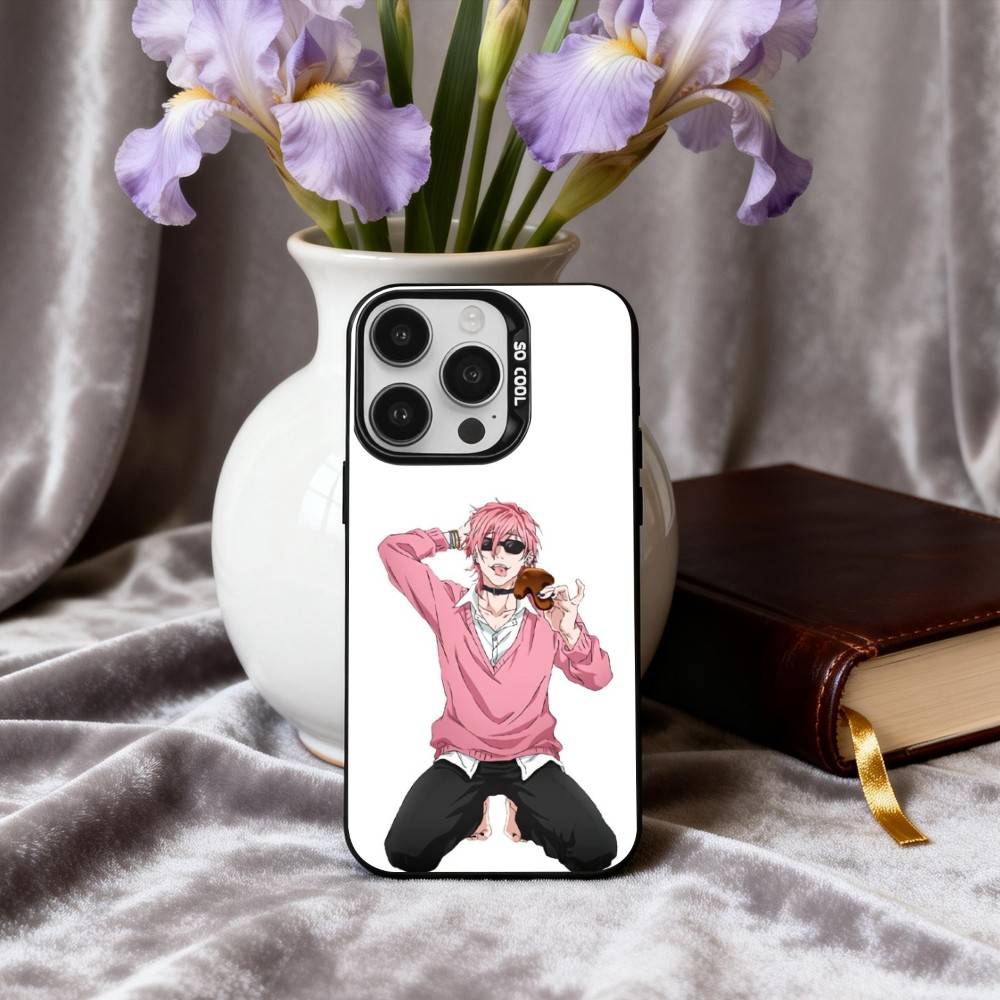 A-Аято Юри-S Y-Яричин Клуб Чехол для телефона для iPhone17,16,15,14,13,12,11 Plus,Pro Max Черный Конфетный Посеребренный Чехол