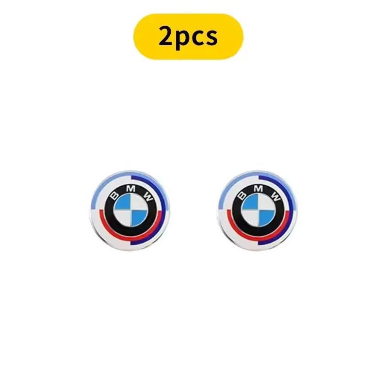 BBJA8 11mm 14mm Car Remote Key Emblem Badge Radio Button Sticker for BMW M Performance E39 E46 E90 E30 E60 E91 E92 F30 F31 Z4 X3 X5 X7