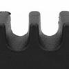 Non-Slip Surface Pool Cue Holder Three Slot Cutouts Billiard Accessory  Billiard Club