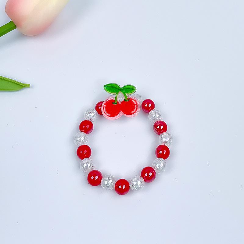 Мультяшный кулон-русалка, браслет из бусин для девочек