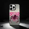 Крутой модный тренд Чехол-паук для iPhone 17,16,15,14,13,12,11 Plus,Pro Max,XS,Цветной серебристый чехол для телефона