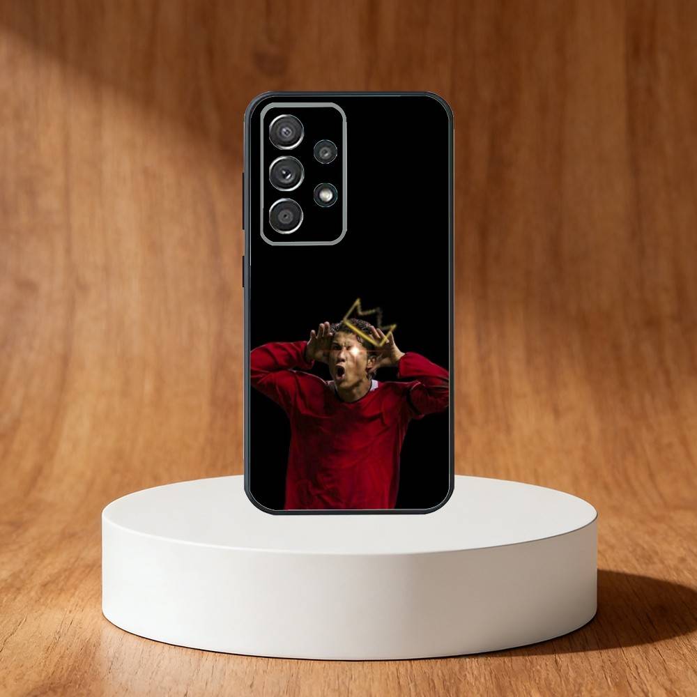 F-Футбол C-CR7 R-Роналду 7 Чехол для телефона для Samsung S25,S24,S21,S22,S23,S30,Ultra,S20,Plus,Fe,Note,10,9,5G Черный чехол
