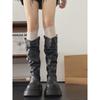 Retro Thick-soled High Knight Boots Children's 2025 Spring and Autumn New Versatile Thick Heel But Knee Boots