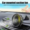 Вентилятор для автомобиля, грузовика, работающий от USB, 3-скоростной, регулируемый, охлаждающий вентилятор для приборной панели автомобиля с присоской для лобового стекла