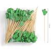 & Bar Party Decoration Cocktail Decoration Bamboo Stick Art Flower Stick Fruit Stick Toothpick