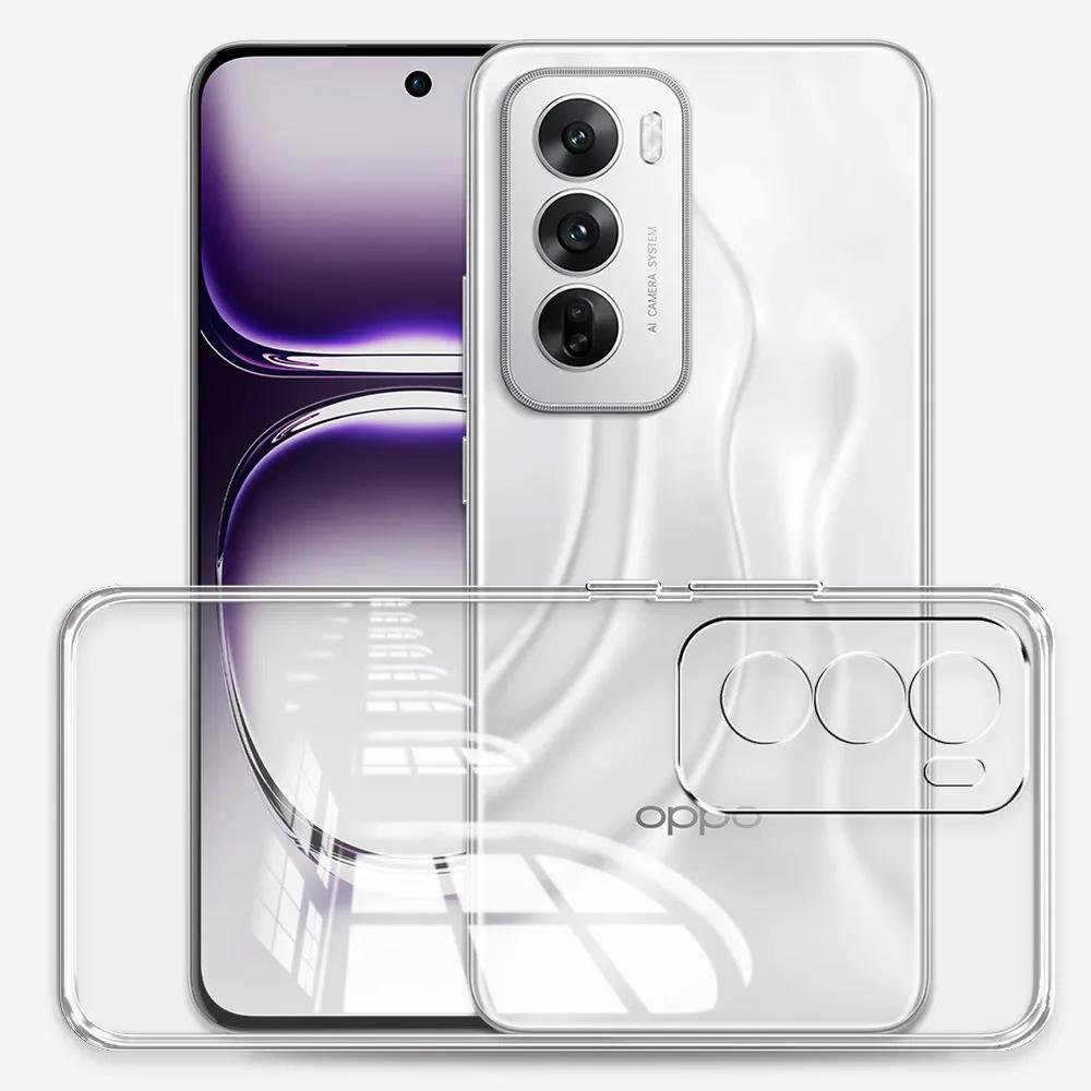 For Oppo Reno12 Pro CPH2629 Case Clear Silicone Soft TPU Phone Case For Oppo Reno12 CPH2625 Funda Protect Shockproof Cover Coque