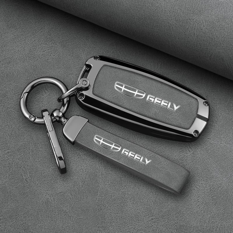 Чехол-брелок для авто из цинкового сплава Корпус Подходит для Geely Emgrand X7 Gs Gx3 Gt Gc9 Ec7 Gc715 Ec718 Englon Sc3 Atlas Pro Бесключевые Автоаксессуары