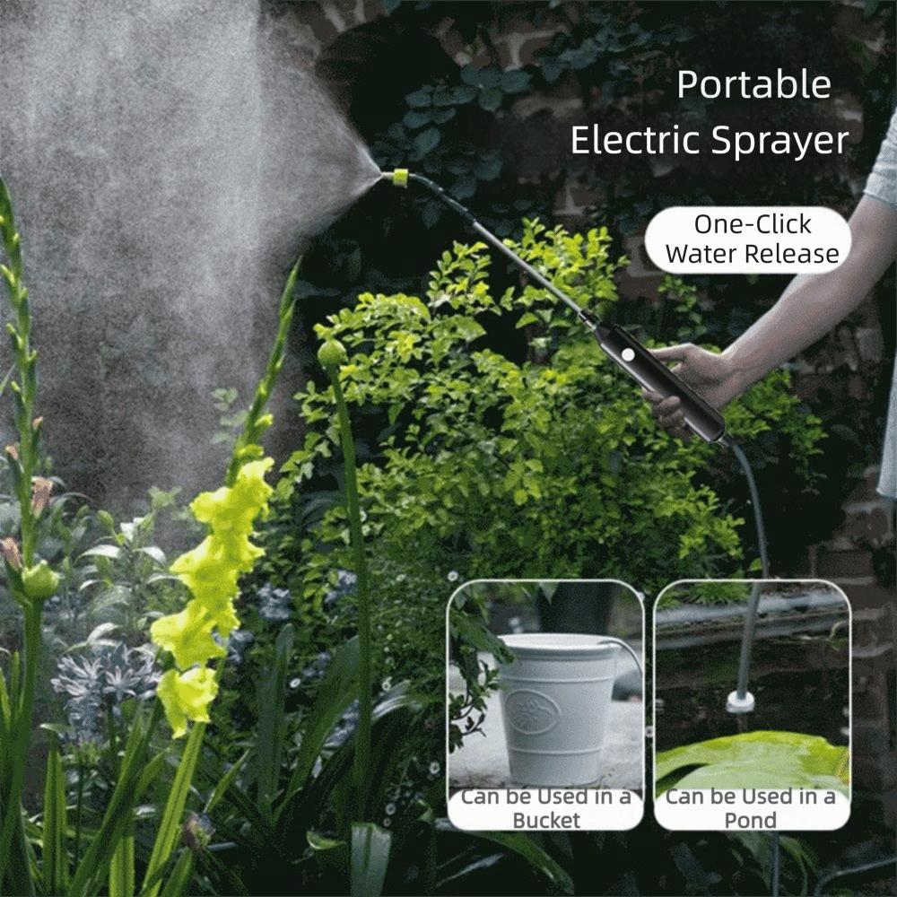 Adjustable Nozzle Electric Sprayer Wand Rechargeable Telescopic Sprayer Wand  Fertilizer Spraying
