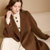 Sancai 100% Lambswool Double-faced Wool Coat