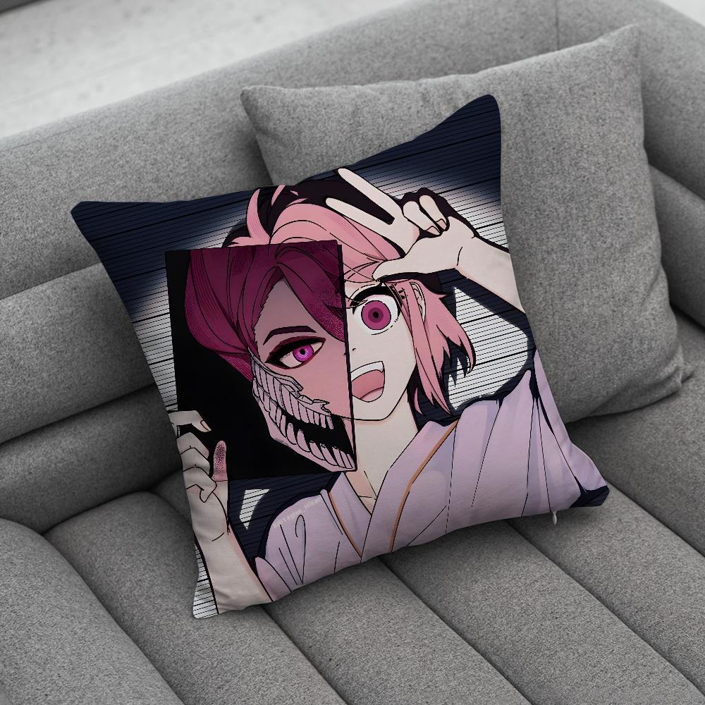 Anime DDandadan Pillow Case Soft Cushion Cases for Farmhouse Sofa Decor Home Decorations and Protector