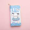New Children's Wallet Medium and Long Zipper Clutch Bag Cartoon Style Fashion Pu Leather Student Wallet Change Bag