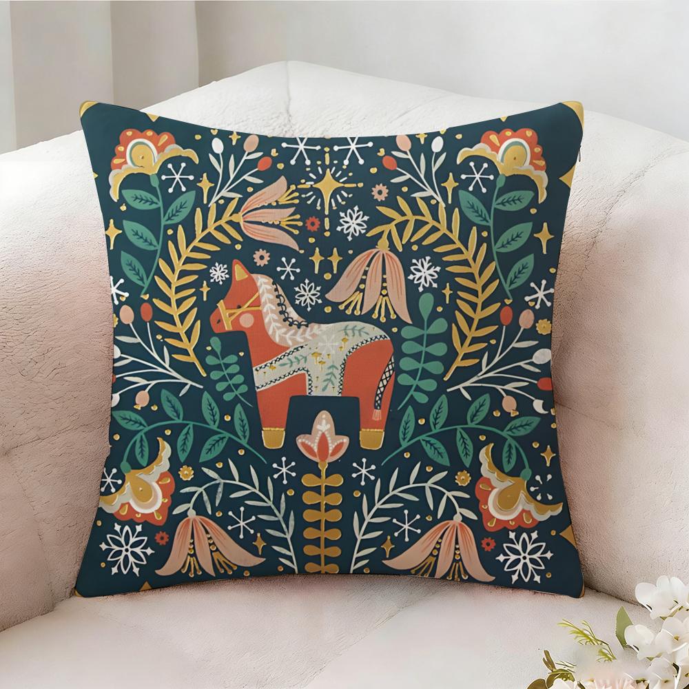 Plant And Classic Animal Pillow Case Pillowcase Doublesided Printed Sofa Cushion Bedroom Headboard Pillow