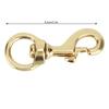 Quality Brass Swivel Trigger Hook High Strength Pet Pet Leash Rope Clip Golden Yellow