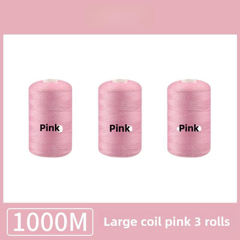 1000 ярдов ниток для бытового шитья: Полиэстер, цветная ручная работа, тонкая катушка