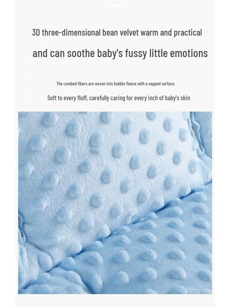 Универсальный хлопковый вкладыш для коляски на осень/зиму