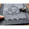 Журнал ручной работы из кожи Spell The Triquetra Journal Circle of Triquetra Book Для мужчин и женщин Travel Sketchboo пустая книга заклинаний теней