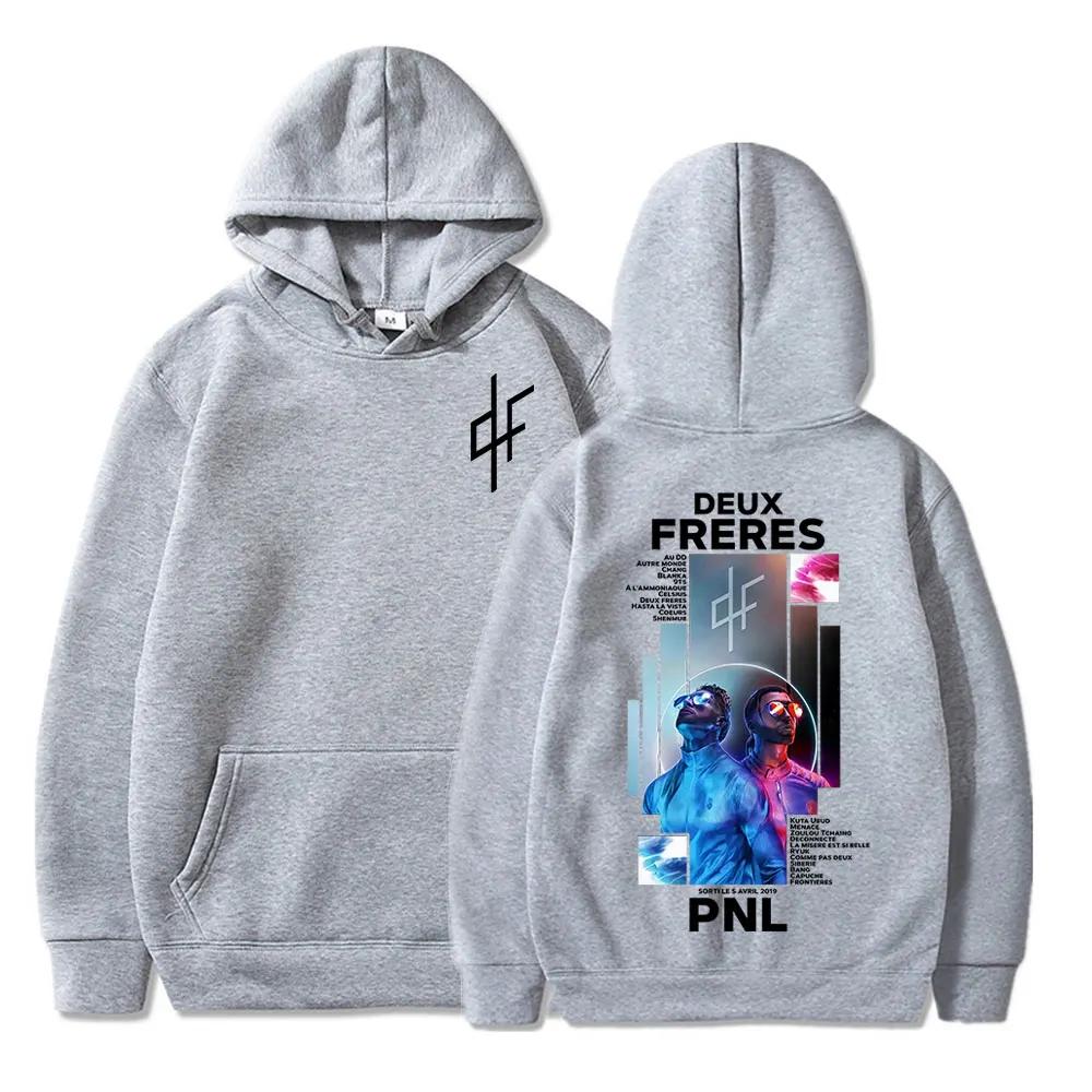 Y2K French Rapper PNL Le Monde Chico Album Hooded Sweatshirts Unisex Clothing Hoodies Hip Hop Fashion Oversized Comfort Pullo
