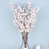 Party Decoration White Artificial Floral Art 1Pcs Berry Stems Snow Tree Berry Branches Fruit Plant