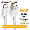 FONKEN Кабель Oppo Type C USB-кабель 65 Вт Сверхбыстрая зарядка Кабель для зарядки Super Vooc